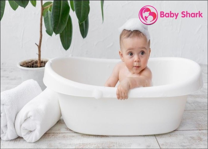 Bồn tắm và khăn tắm, khăn sữa cho trẻ sơ sinh
